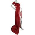 thumbnail image 4 of Vedolay Maternity Dress Pregnant Womens Maternity Off Shoulder Maxi Dress Photography Photo Long Gown(Red,S), 4 of 5