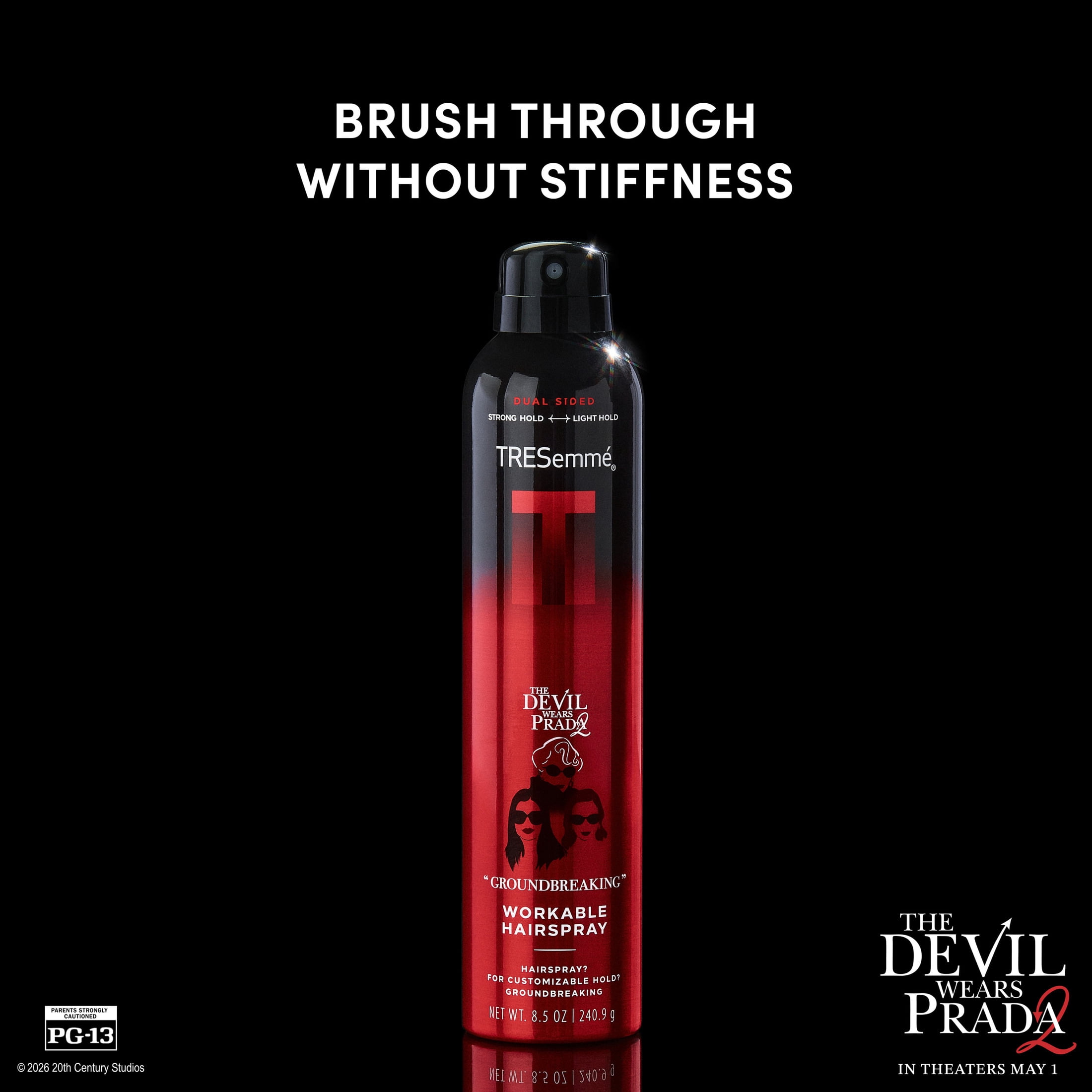 TRESemmé Groundbreaking Workable Hairspray, A-List Collection The Devil Wears Prada 2 Limited Edition Spray A-LIST Collection, 8.5 Oz