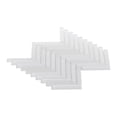 thumbnail image 2 of Modket TDH517MG White Crystal Glass Herringbone Mosaic Tile Kitchen Bathroom Wall Backsplash, 2 of 5