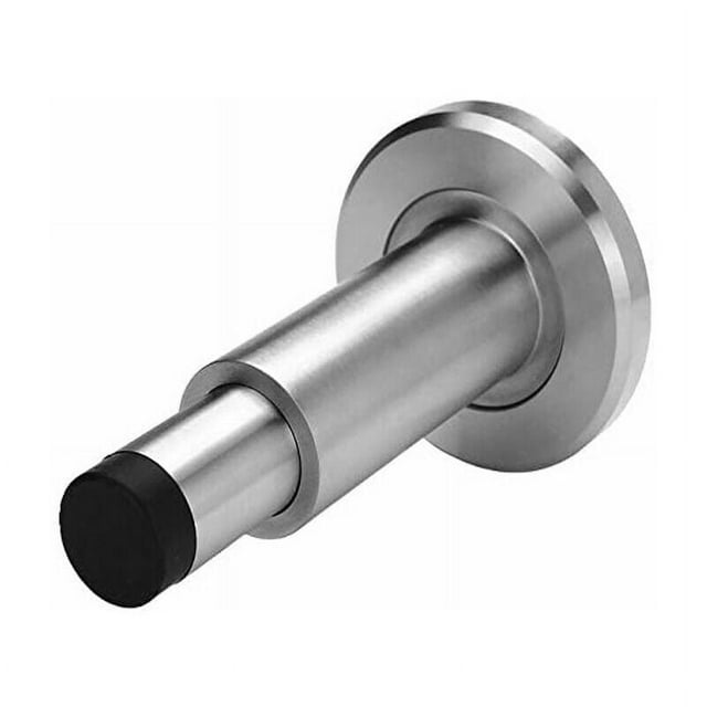 Tope y tope de puerta, Tope de puerta de goma extralargo ajustable de acero inoxidable 304 Manija de protección Tope de puerta de pared de puerta Tope de puerta de pared,