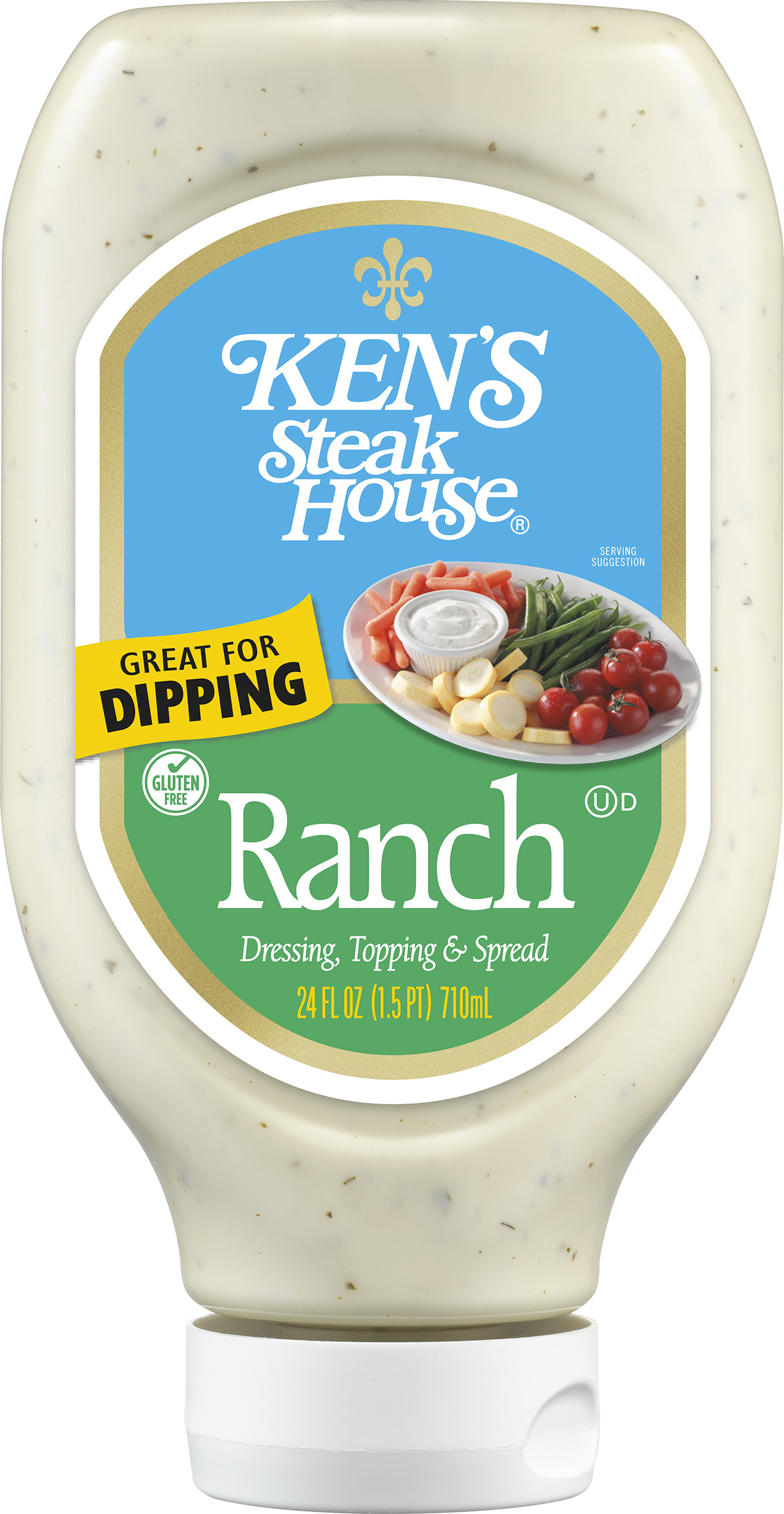 Kens Steak House Ranch Salad Dressing 24 Fl Oz 7437