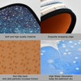 thumbnail image 2 of 2-Piece Kitchen Rugs Set Non-Slip Mats Carpet Floor for Kitchen, Bathroom (19.7"x27.6" & 19.7"x47.2") Winter Fairyland Scene, 2 of 7