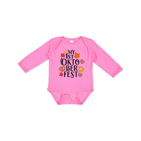 

Inktastic My First Oktoberfest Gift Baby Boy or Baby Girl Long Sleeve Bodysuit