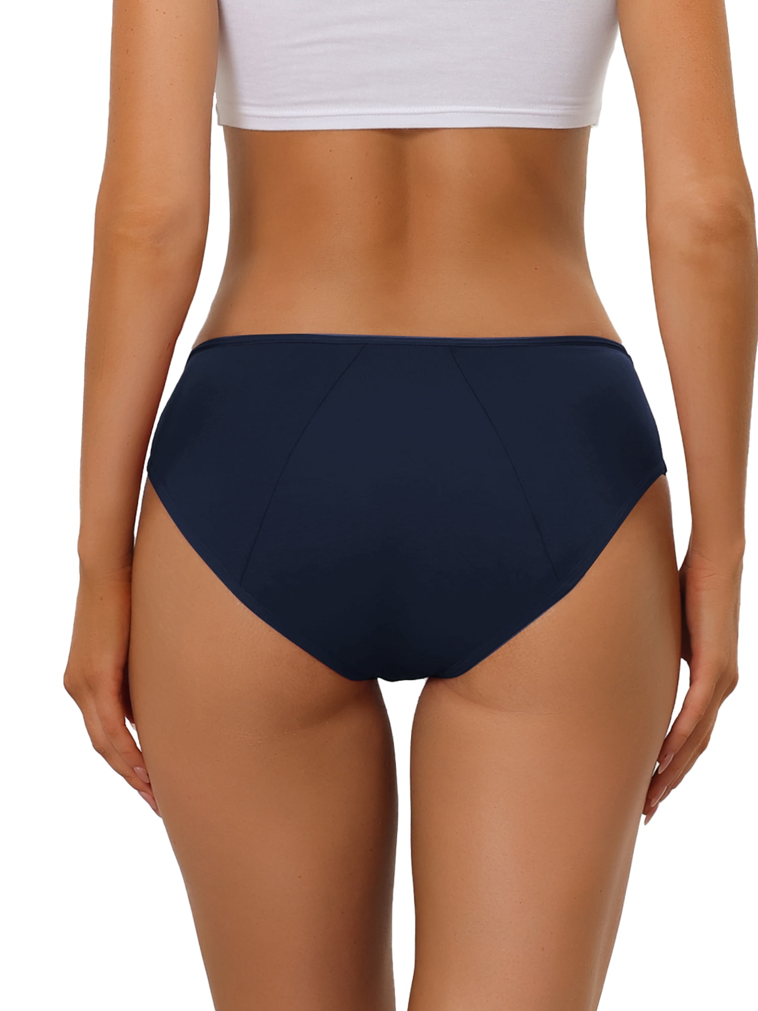 DARING DIVA Women's Underwear Hipster Soft Panty Available in Plus Size L Navy Blue