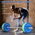 thumbnail image 3 of BalanceFrom Olympic Bumper Plate Weight Plate with Steel Hub, Color Coded, 210 lbs Set, Multiple Packages, 3 of 12