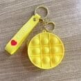 thumbnail image 3 of Push Bubble Round Coin Purse Silicona Descompresión Juguete Llavero De Dibujos Animados Bolsa De Almacenamiento Para Adultos Y Niños seitruly AP007468-01, 3 of 4