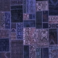 thumbnail image 1 of Ahgly Company Indoor Square Oriental Blue Modern Area Rugs, 7' Square, 1 of 4
