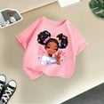 thumbnail image 5 of PMVFHDE Hauts Mignons pour Fille Hauts Tendance pour Fille 2025 Hauts d'Été Mignons Hauts à Manches Courtes pour Filles T-Shirt pour Filles T-Shirt Graphique Mignon à Col Rond Manches Courtes T-Shirt Décontracté d'Été Rose, 7-8 Ans, 5 of 5