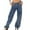 Gray, variant on RYRJJ Women's High Waisted Baggy Boyfriend Cargo Jeans Straight Wide Leg Y2K Denim Pants with Multi-Pockets Streetwear(Gray,S)