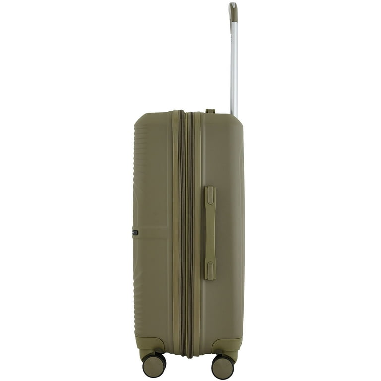 French Connection 3-Piece Hard Side Luggage Set, Olive - Walmart.com
