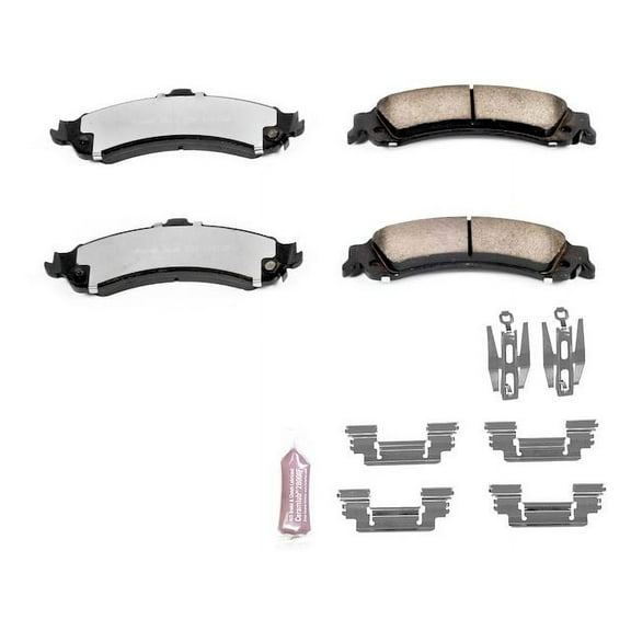 Rear Brake Pad Set - Compatible with 2001 - 2006 GMC Sierra 1500 2002 2003 2004 2005