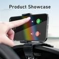 thumbnail image 4 of GJX Multifunctional Car Phone Holder,360° Rotating Dash and Rearview Mirror Mount,Strong Stable Grip with One-Hand Operation,Universal Fit for Various Phone Models, 4 of 5
