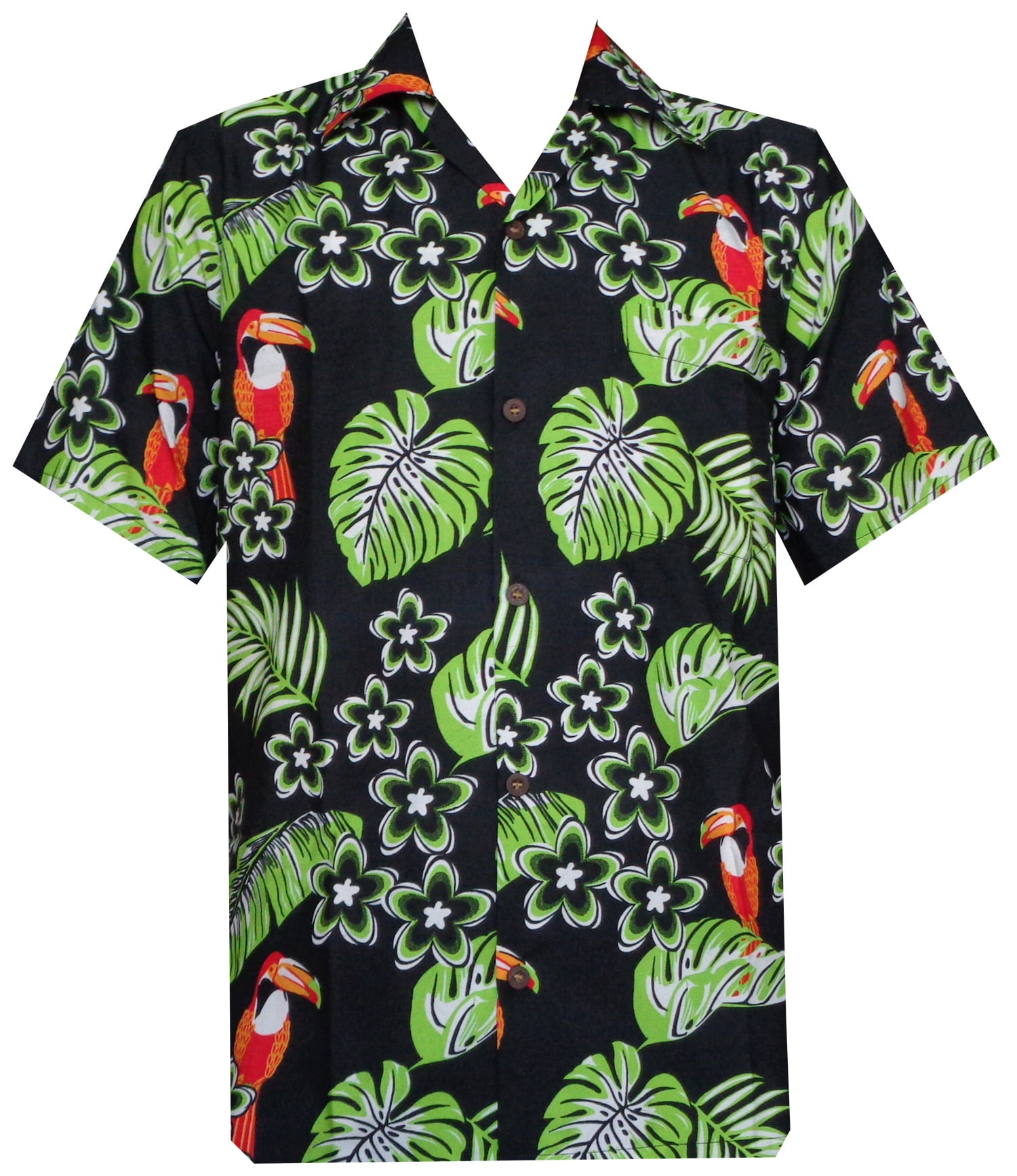 Hawaiian Shirt 40 Mens Toucan Print 