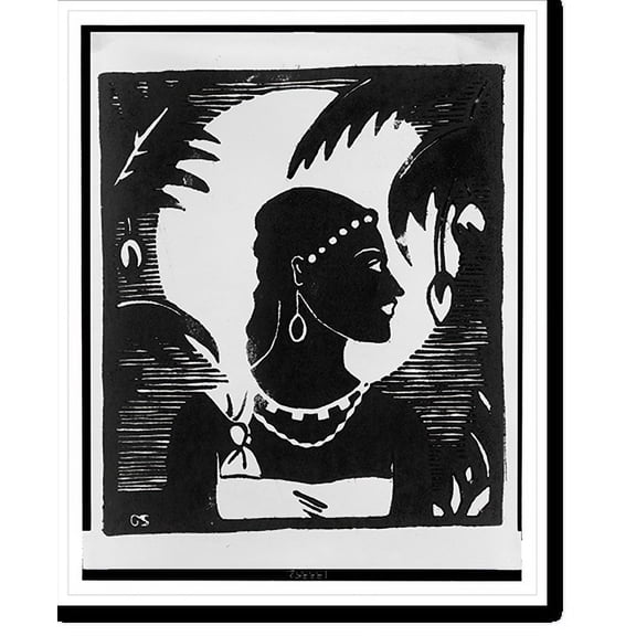 Historic Print, [Tropical moon].G.S., 16" x 20"