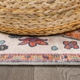 thumbnail image 2 of CAMILSON Oriental Retro Persian Traditional Vintage Distressed Non-Shedding Indoor Area Rug(4009-Multi 2x3), 2 of 9