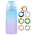 thumbnail image 1 of FLhrweasw Botella Aire 600 Ml Con 7 Cápsulas Sabor Con 0% Azúcar para Exteriores (azul), 1 of 9