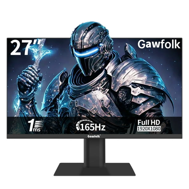 Har det dårligt stykke kontanter Gawfolk 27" PC Gaming Monitor 165Hz, Full HD 1080P Bezel-less Display  Supports VESA, DP and HDMI (Black) - Walmart.com