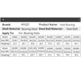 thumbnail image 3 of Mountain Bike Hub Bearing Multi-specification Motor Spindle Ball Bearing Repair Parts 608r/6000/s6902rs, 3 of 9