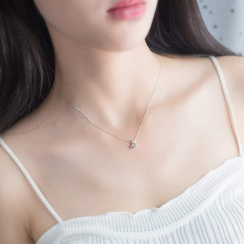 Tiny Cute Giraffe Animal Necklace 
