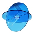 thumbnail image 3 of Florero geométrico Acrílico Kangjianwuwushu Disco azul 15x13x2cm, 3 of 10