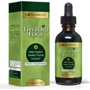 Go Nutrients Thyroid Edge - All Natural Thyroid Supplement with Horsetail, Bladderwrack Thallus, 2oz