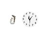 thumbnail image 1 of escultura blanca plateada,Estatua de delfín de cerámica,escultura blanca plateada,Reloj de pared,Reloj de pared de bailarina,colgante decorativo,Relojes de pared silenciosos,relojes, 1 of 8