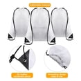 thumbnail image 3 of 50 Piezas Bolsas con Cordón de Sublimación Mochilas con Cordón en A Granel Mochilas con Cordón Reutilizables Mochila Deportiva para Gimnasio, 3 of 5