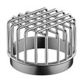 thumbnail image 5 of Floor Drain Cover Stainless Steel Downspout Mesh Filter Anti-Blocking Sewer Filter Cover for Bathroom Balcony Indoor, 5 of 5