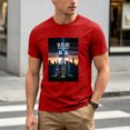 thumbnail image 2 of Mens T Shirts Graphic Tee 9/11 25Th Anniversary T Shirt 911 Tops Memorial Tops Crewneck T Shirt for Men, 2 of 9