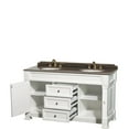 thumbnail image 2 of Wyndham Collection Wcvtrad60dibunomxx Andover 60" Free Standing Double Basin Vanity Set -, 2 of 3