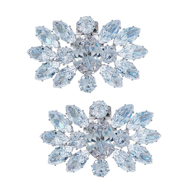 2x Clips de Hebilla de de Imitación para Zapatos Elegantes, Apliques de Adorno, Joyería, Banquete DIY Baoblaze Amuleto de zapatos