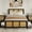 black-FULL, variant on White Rattan Bed Frame with Headboard, Boho Cane Platform Queen Bed Frame with 4 Drawers, Strong Metal Slats Support, Noise Free, No Box Spring Needed