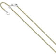 thumbnail image 2 of Avariah Diamonds Sterling Silver w/Gold-tone Adjustable 2.2mm Cyclone Chain - 22"- Made In Italy, 2 of 9