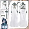thumbnail image 2 of Disfraz de Tifa Lockhart Aerith de Final Fantasy 7, disfraz de hada para mujer y niña, tocado, traje de carnaval para Halloween, 2 of 5