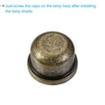 thumbnail image 5 of Uxcell Tapped 1/4-27 Thread for Lamp Harp Iron Electroplated  Bronze Lamp Shade Finials Caps Copper Plating 8 Pack, 5 of 6