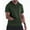 Army Green, variant on COSFO Casual Mens T Shirts Solid Short Sleeve Pullover Hooded Tops Workout Loose with Pocket Classic T-Shirt