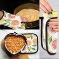 thumbnail image 5 of Yayeee Oven Mitts and Pot Holder Set of 4 Heat Resistant Kitchen Gloves Baking Hot Pad, Candy Orange, 5 of 5