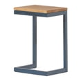 thumbnail image 1 of Mesa auxiliar pequeña decorativa Table Benzara de 33 cm con patas en forma de C, 1 of 6