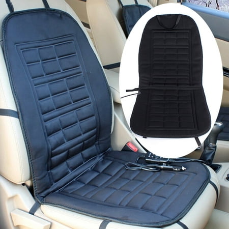 Car Heated Seat Cover Cushion Gift Hot Warm Heating Warmer Winter 12V Universal Auto Vehicle SUV Truck (Best Rated Heated Car Seat Cover)
