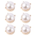 thumbnail image 4 of KLKCMS 6 Pieces Button Covers Classic Cufflinks for Graduation Anniversary Business Gold, 4 of 9