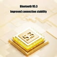 thumbnail image 4 of WIZUTIZ True Wireless In Ear Bluetooth 5.4 Earbuds Noise Cancelling Earphones With Type C Fast Charging Battery Display 6.5H Playtime Stereo Surround Sound For Sports Commute Office, 4 of 5