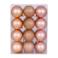 thumbnail image 3 of Vickerman 3" Rose Gold, Oat, and Cafe Latte Ornament Assortment, 24 per box., 3 of 3