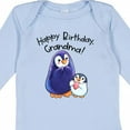 thumbnail image 4 of Inktastic Happy Birthday, Grandma Cute Penguins Boys or Girls Long Sleeve Baby Bodysuit, 4 of 5