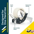 thumbnail image 3 of RTS-82891 Low Noise Packing Tape Dispenser, Gun Fit 2 Inch Wide 3 Core for Carton, Packaging and Box Sealing - 2Pack, 3 of 3