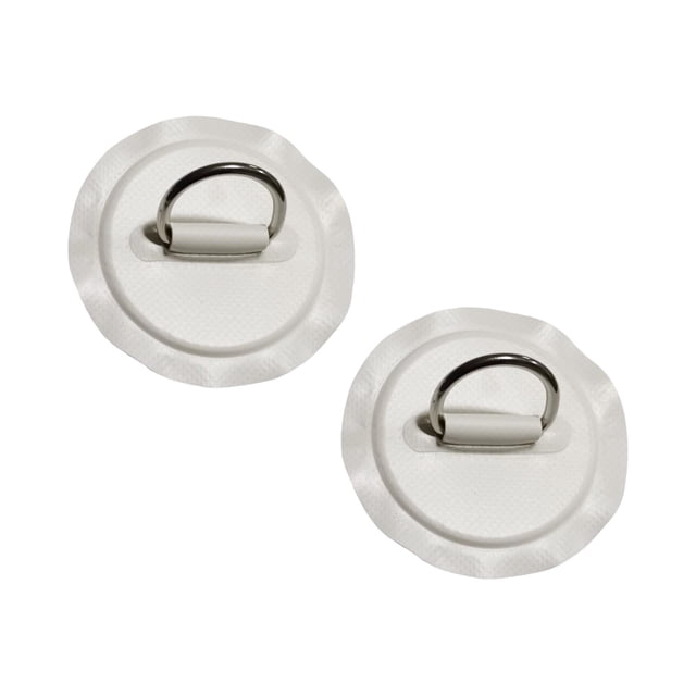 2x almohadilla de anillo D parches de anillo D piezas de Kayak hebillas de cordón de parche de PVC para bote, tabla de Paddle, accesorios para barcos