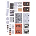 thumbnail image 2 of CHICIRIS 40Pcs Retro Stickers Waterproof Dustproof Easy to Tear Stickers for Laptop Suitcase Car,Retro Sticker,Handbook Sticker, 2 of 8