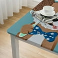 thumbnail image 5 of HAOXIT Dog Themed Happy Tablecloths, Dog Table Covers Let's Table Cloth for Kids Party Decorations, Theme Party Supplies 52*52, 5 of 8
