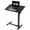 Black, variant on Adjustable Overbed Bedside Table with Pneumatic Height Adjustment, Mobile Standing Desk with Hidden Silent Casters, Portable Computer Workstation Cart for Bed Couch Sofa Office