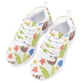 thumbnail image 3 of Pzuqiu Cute Sloth Little Girls Tennis Shoes Size 11 Breathable Walking Shoes Lightweight Athletic Shoes Lace Up Sport Shoes, 3 of 5
