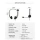 thumbnail image 4 of SY490MV Centro de llamadas Auriculares con cable Control con cable Puerto USB + 3.5MM con Carevas Auriculares, 4 of 7